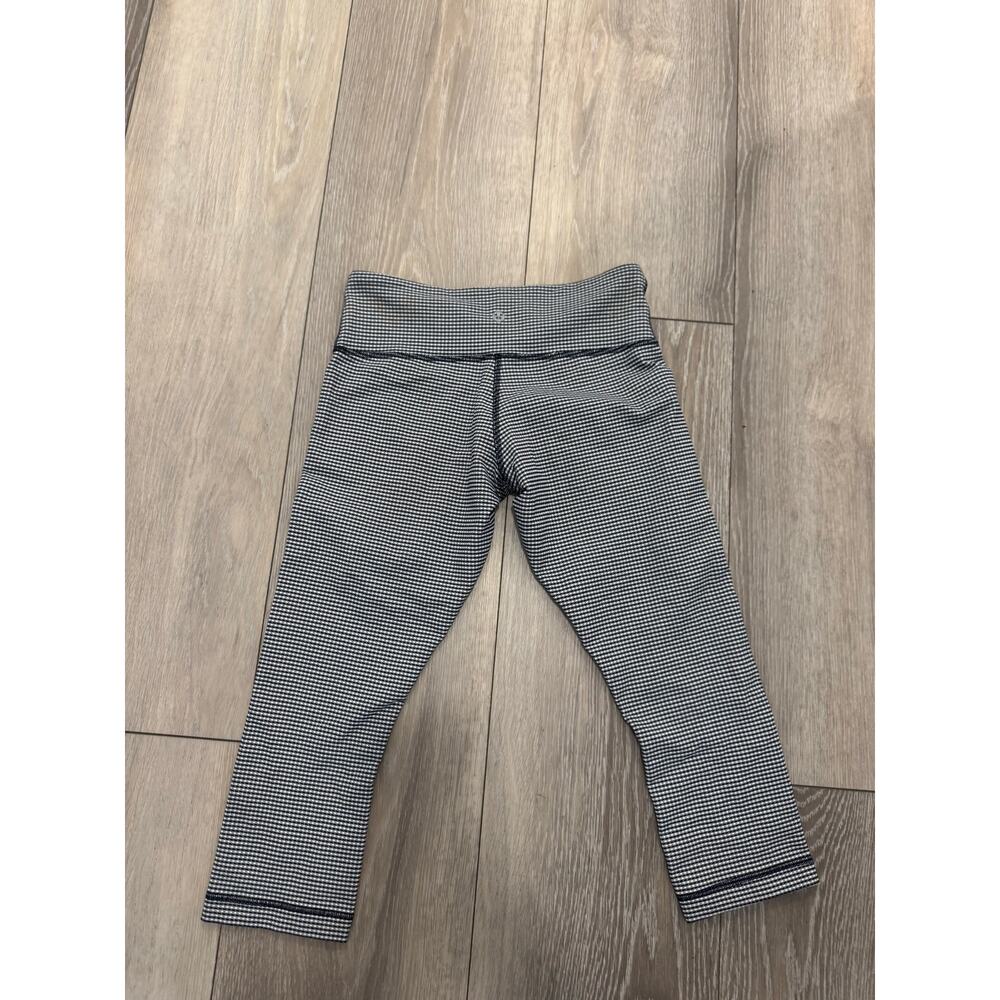 Lululemon Vintage Y2k Lowrise Wunder Under Crop Roll Down Gingham Plaid 6